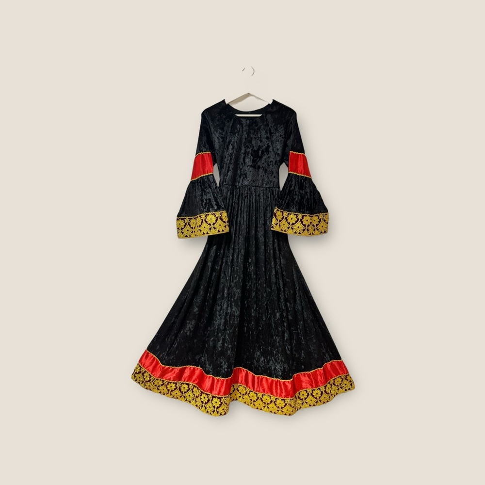 Velvet Afghani dress